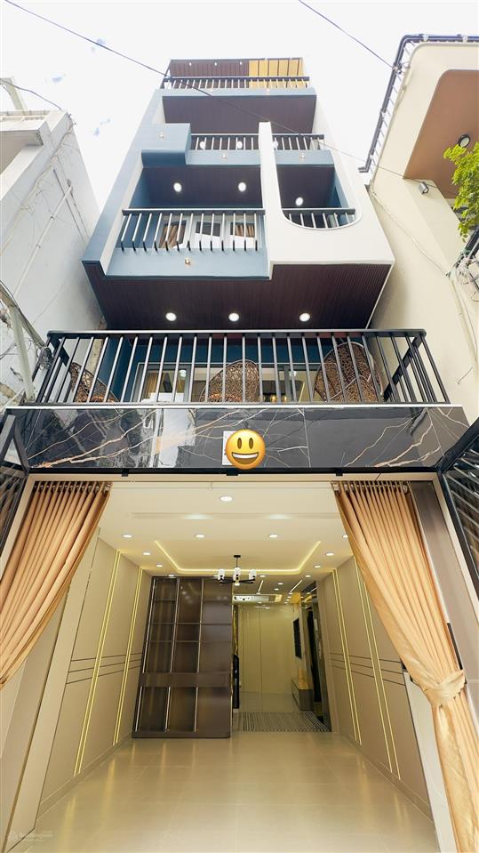 Nhà mới phú nhuận  oto vào nhà  5 tầng  50m2  thang máy chỉ 10.95, 3.85m ( nh 4m ) x 13m 50m2