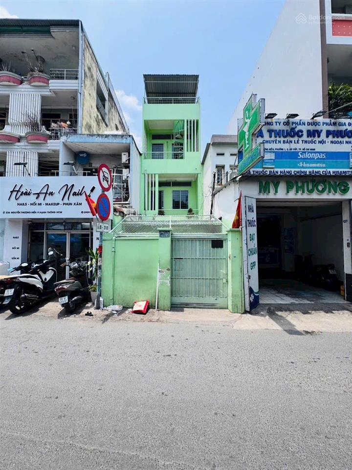 Mặt tiền kinh doanh nguyễn thượng hiền phường hạnh thông  dt 3,5x17 nở hậu 3m6 thực tế sử dụng 62m