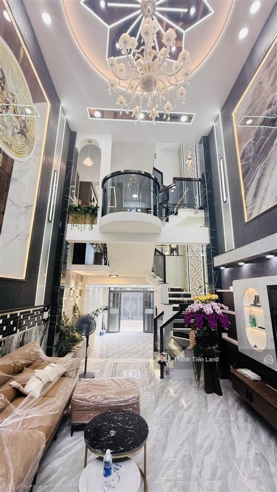 Bán nhà đẹp full nội thất, đường 18b lê văn quới, 55m² x 5 tầng  hẻm 6m sát mặt tiền, 6.x tỷ