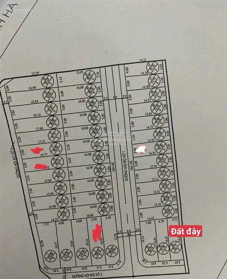 Bán đất đấu giá hoáng xá, khánh hà 82m