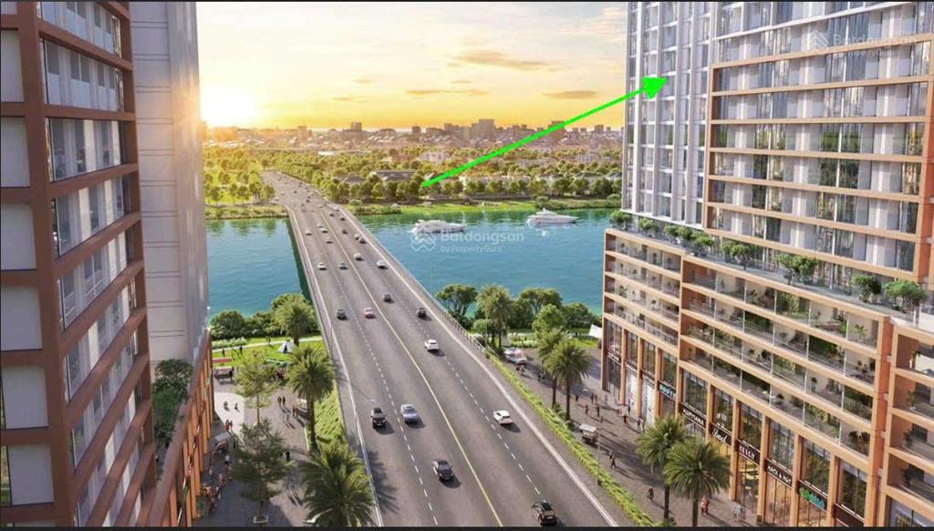 Căn 2pn và studio view trực diện sát sông đẹp, sở hữu chỉ 967 triệu, nh hỗ trợ 70%, 0% ls 30 tháng