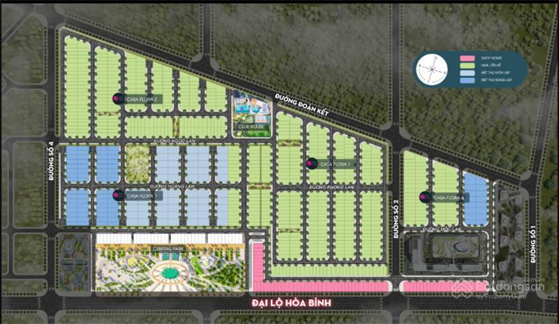 Bán nhà phố lô xẻ khe. diện tích 160 m2. mặt tiền 8m. dự án vsip nghệ an casa flora.  0916 621 ***