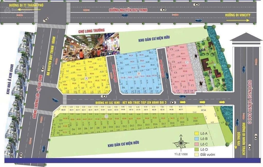 Bán đất 5,32m x 21,6m 1/đường trường lưu ngay chợ, ubnd phường long trường quận 9 tp. hồ chí minh