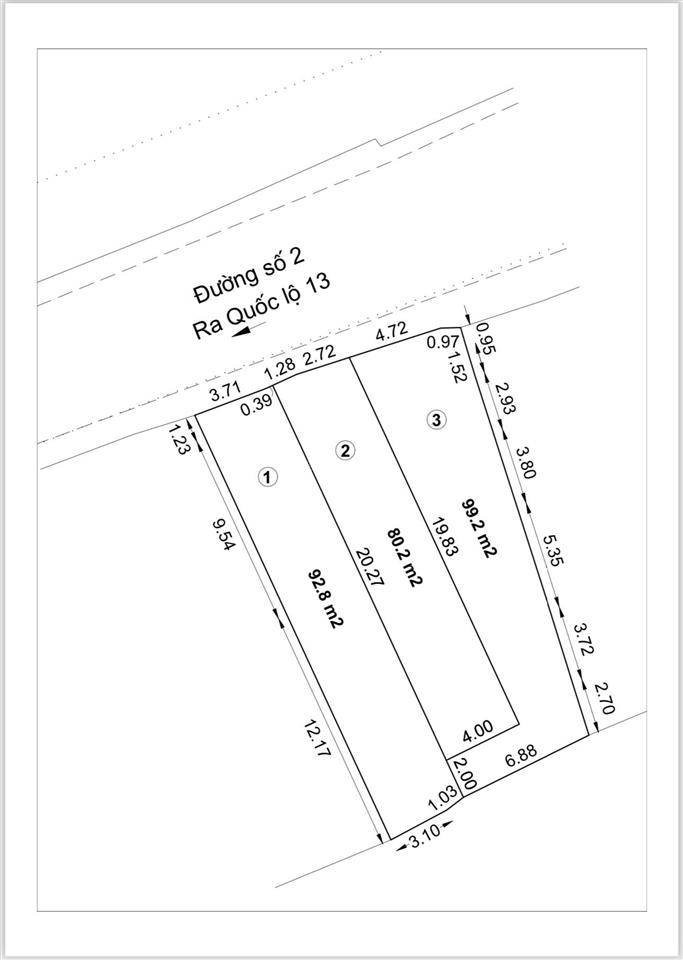 Bán đất mặt tiền kinh doanh đường số 2, phường hiệp bình phước, tp thủ đức, tp hcm