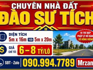 Bán đất nền kdc đào sư tích đường 13m đối diện chung cư chỉ 7,2 tỷ.