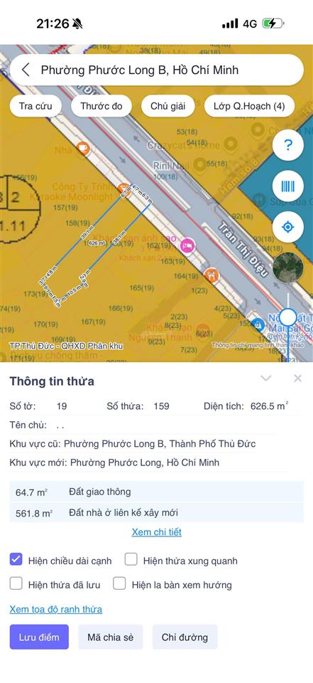 Bán 576m2 đất mặt tiền trần thị điệu, phước long, tp hcm, giá 53,8 tỷ