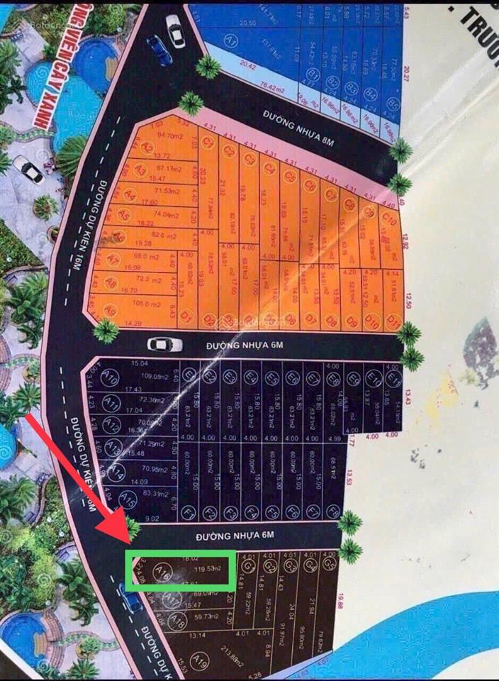 Nền góc 2 mt  hẻm 53 đường 8 lò lu  6 tỷ/120m2