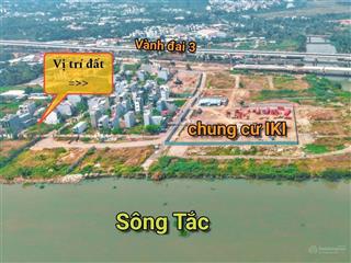 Bán nền đất đẹp  kdc việt nhân villa cạnh 5 block chung cư  tiềm năng