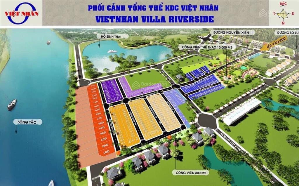 Bán nền đất kdc việt nhân villa nguyễn xiển  3,6 tỷ/56m2