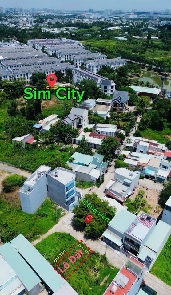 Nền đất đẹp cạnh kđt simcity  5,4 tỷ/123m² ngang 9m