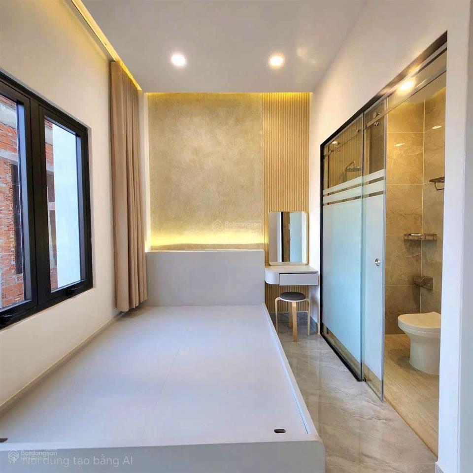 Bán nhà mới 4 tầng + tum full nội thất mt kinh doanh  đường số 1