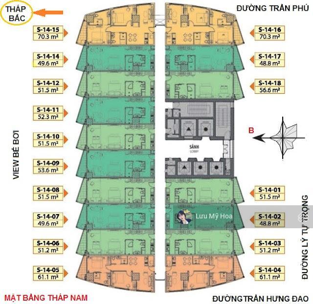 Chính chủ bán căn studio toà nam gold coast giá tốt nhất thị trường chỉ 4.9tỷ, tầng trung