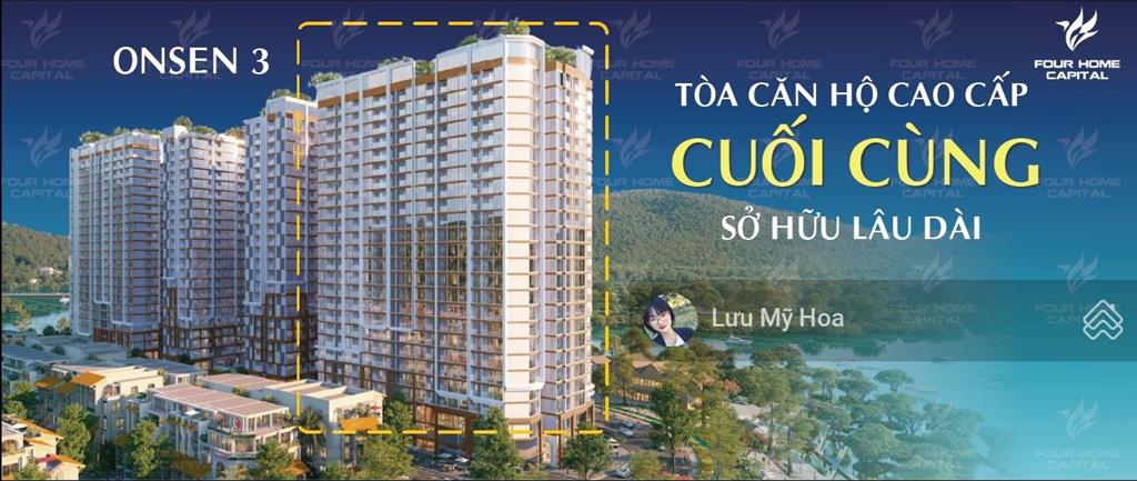 Quỹ căn độc quyền toà onsen 3 giá trực tiếp chủ đầu tư, giá tốt miễn lãi đến 30 tháng