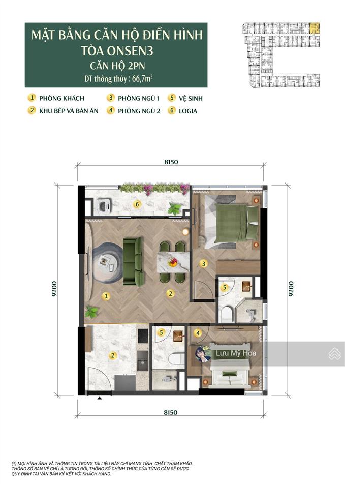 Quỹ căn độc quyền toà onsen 3 giá trực tiếp chủ đầu tư, giá tốt miễn lãi đến 30 tháng