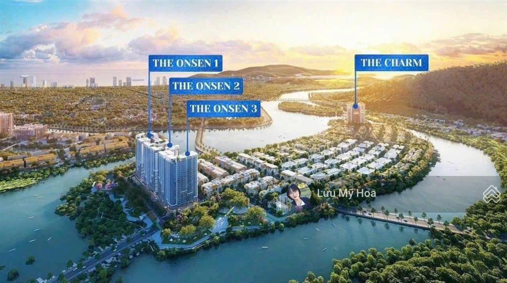 Bán căn 2 pn tầng trung mã căn 20 đông nam, view sông và phố toà onsen 3, giá gốc cđt