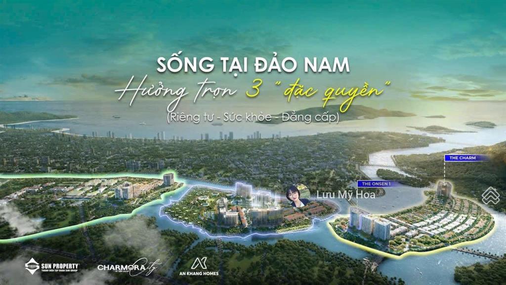 Bán căn 2 pn tầng trung mã căn 20 đông nam, view sông và phố toà onsen 3, giá gốc cđt