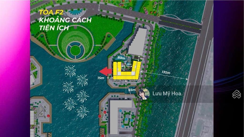 Nổi bật căn 1pn + view trực diện sân khấu pháo hoa toà the fest 2, tầng 17 giá dự kiến 3.1 tỷ