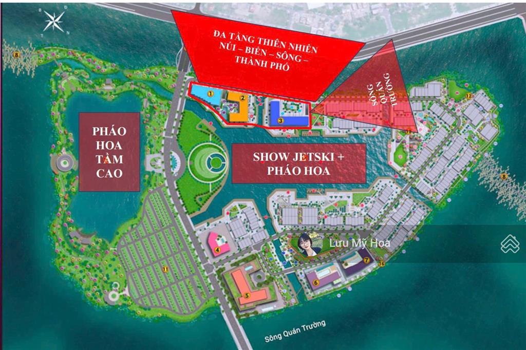 Nổi bật căn 1pn + view trực diện sân khấu pháo hoa toà the fest 2, tầng 17 giá dự kiến 3.1 tỷ