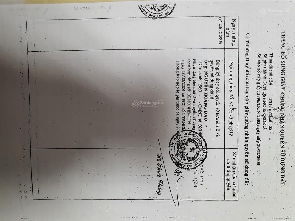 Bán nhà riêng tại hẻm 410 đường cách mạng tháng tám, quận 3, tp.hcm, 6,9 tỷ, 43m2