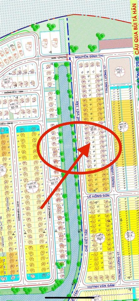 Chuyển nhượng 250m2 đất bt đường chế viết tấn  ngay cổng euro 2