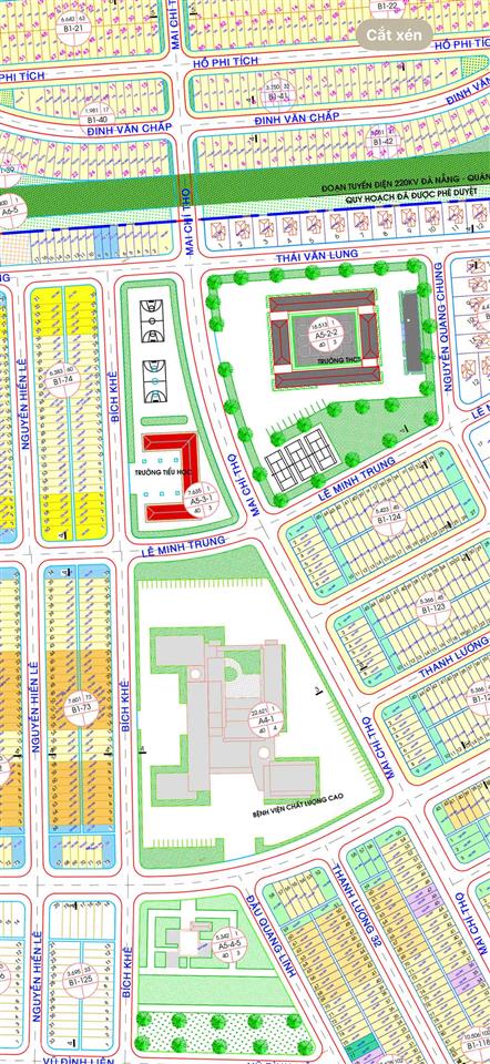 Cặp đất 200m2 đường 10m5 mai chí thọ  view công viên, trường học, bệnh viện