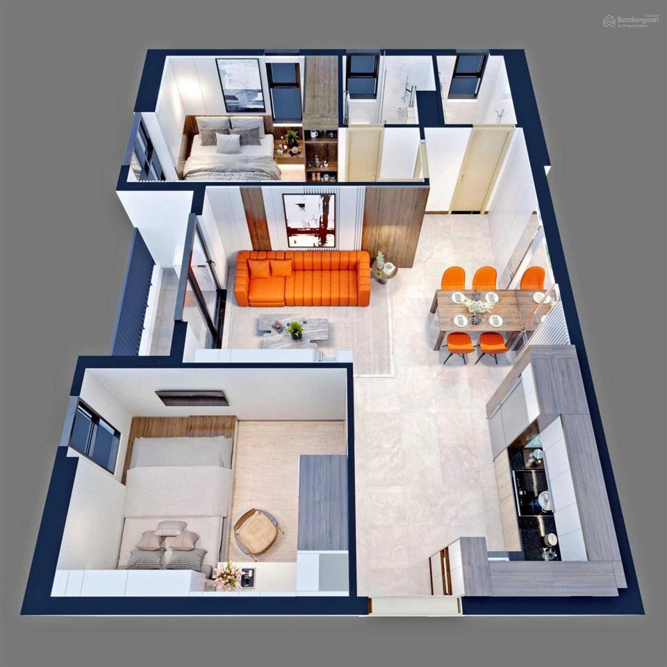 Cần bán căn 2pn 53m2 giá chỉ 2,65 tỷ sẵn hợp đồng thuê 12tr/th, call 0899 525 *** mr thông bcons