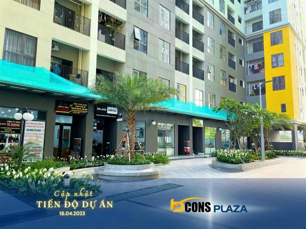 Bán căn góc 2 view, 57m2 (2pn 2wc) sổ sẵn tại bcons plaza, thống nhất, 2,499 tỷ, giá cực chất hot!