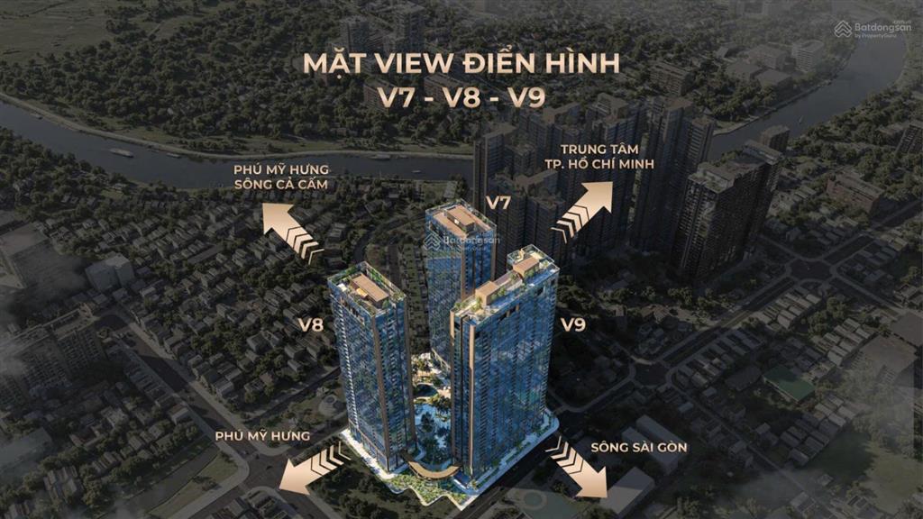 Nhỉnh 5 tỷ sở hữu ngay căn hộ cao cấp 2pn tại phú mỹ hưng view sông  thanh toán 25% nhận nhà