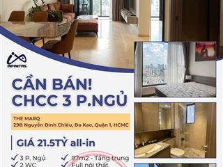 Căn hộ 3 pngủ rẻ nhất quận 1  the marq