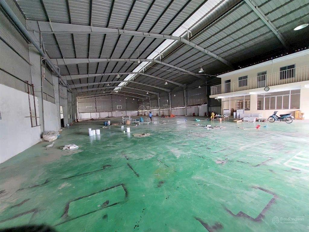 Cho thuê kho xưởng 2450m2. sản xuất đa nghề, nền sơn epoxy, pccc vách tường, tân uyên, bình dương