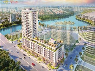 Bán căn hộ sân vườn dự án the horizon hồ bán nguyệt, 135m2+20m2 sân, 3pn, thô, có ô xe, giá 21 tỷ