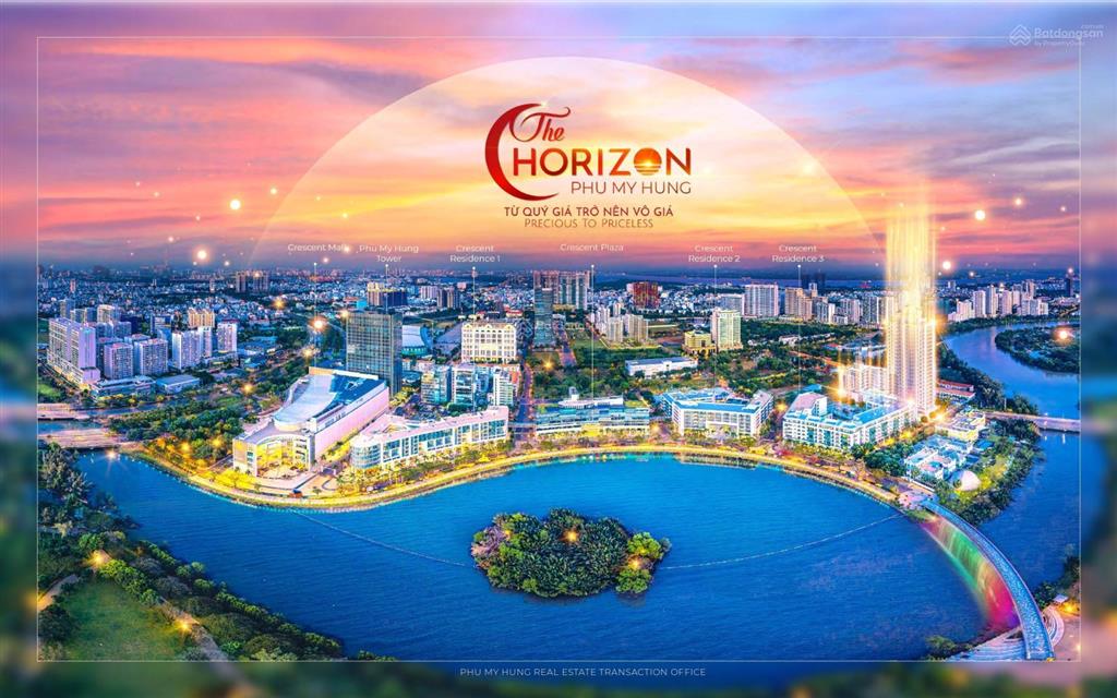 Cần bán căn hộ 3 pn view trực diện hồ bán nguyệt dự án the horizon phú mỹ hưng. 115m2, giá 19.5 tỷ