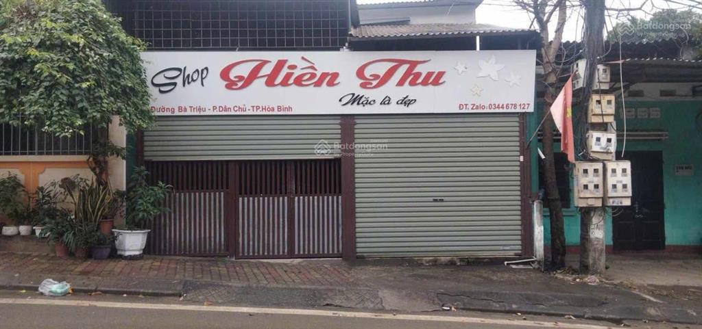 Chính chủ bán nhà mặt phố 198 bà triệu p. dân chủ, tp hòa bình