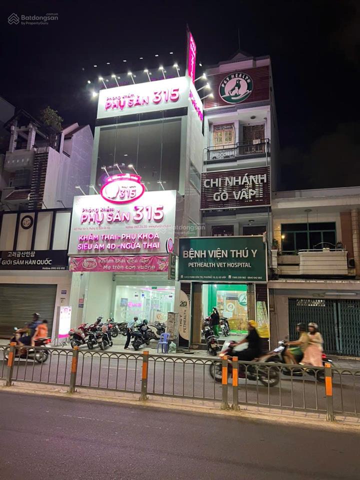 Cho thuê nhà mặt tiền 6x25m phan văn trị đối diện cityland