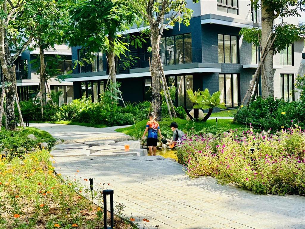 Biệt thự song lập phân khu the garden gần hồ thiên nga đã có bìa tại eco central park vinh
