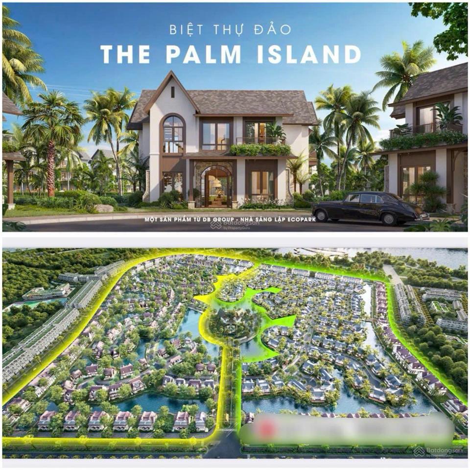 Bán biệt thự đảo the palm island eco central park không gian sống riêng tư
