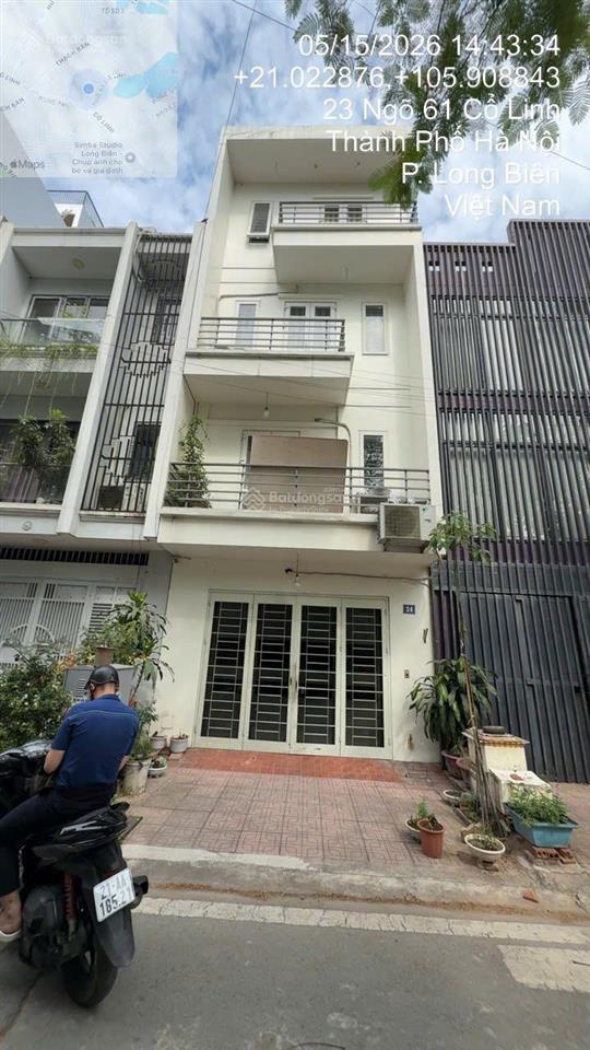 Nhà ngõ 61 cổ linh, 4 tầng, 90m2, đường trước nhà 5m, viả hè 2,5m. phù hợp làm văn phòng/kinh doanh