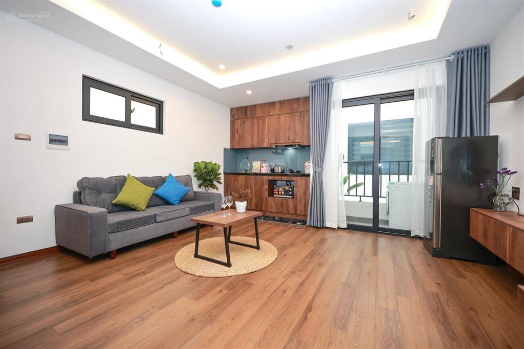 Cho thuê chdv full đồ 01 ngủ 01 khách mới tinh ở 121 yên phụ nhỏ, gần đường thanh niên, tây hồ, hn