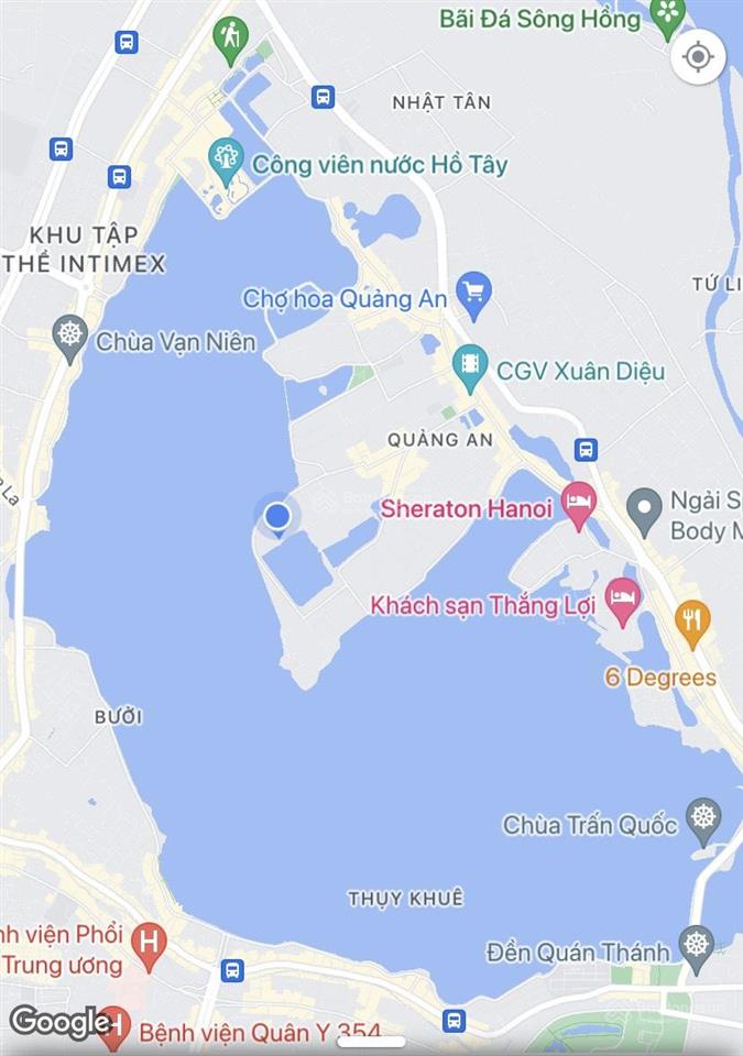 Cho thuê căn 02 ngủ 02 wc mới, full đồ, ngay mặt hồ tây, 90a xóm chùa