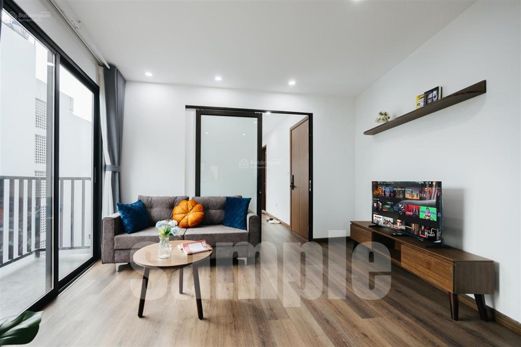 Cho thuê chdv full 01 ngủ 55m2 mới tinh ở thung lũng hoa hồ tây, ngõ 399 âu cơ, nhật tân