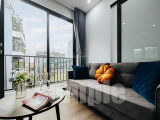 Cho thuê chdv full 01 ngủ 55m2 mới tinh ở thung lũng hoa hồ tây, ngõ 399 âu cơ, nhật tân