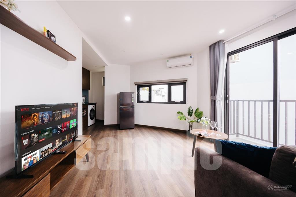 Cho thuê chdv full 01 ngủ 55m2 mới tinh ở thung lũng hoa hồ tây, ngõ 399 âu cơ, nhật tân