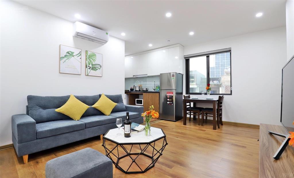 Cho thuê chdv full đồ 01 ngủ 01 khách mới ở phố đi bộ trịnh công sơn, nhật tân, tây hồ, hà nội