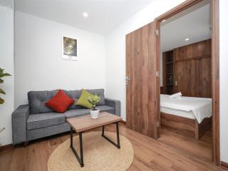 Cho thuê chdv full đồ 01 ngủ 01 khách mới tinh ở 121 yên phụ nhỏ, gần đường thanh niên, tây hồ, hn