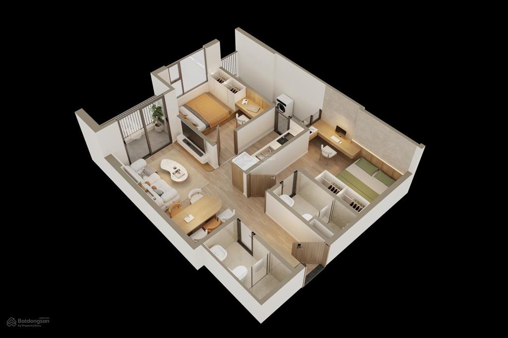 Nhà ở xã hội the ori phương mai căn 3pn 2 wc trả trước 300tr góp 5.6 triệu/ tháng