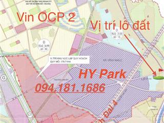 100m2 đất đấu giá ngay gần hy park và vđ4