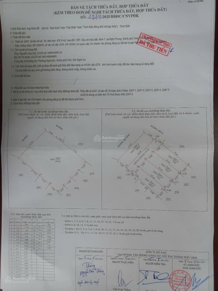 Bán đất thổ cư chính chủ tại xóm 7, nghi phong