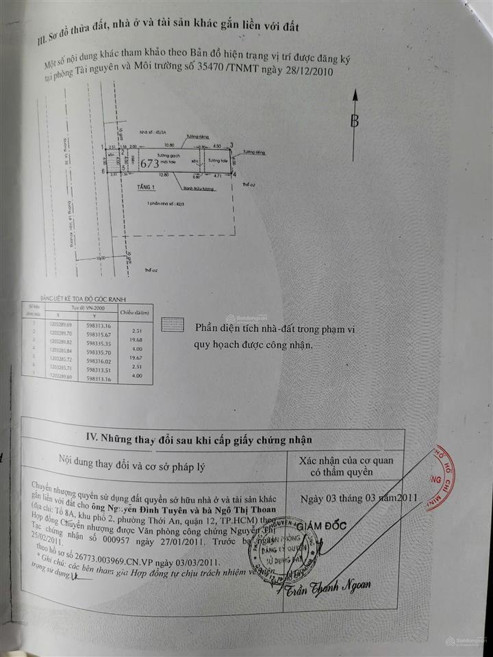 Khu dân cư hiện hữu mát mẻ, chính chủ cần bán gấp nhà mặt tiền đường trần thị cờ quận 12