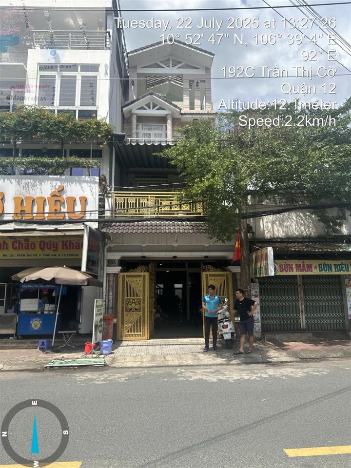 Chính chủ cần bán lô mặt tiền trần thị cờ giá tốt, nhà đẹp đầy đủ nội thất, khu dân cư đông