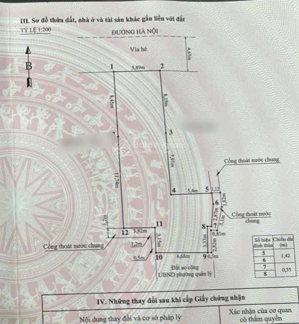 Bán đất tặng nhà c4 ngay mặt đường hùng vương. dt 163m2. mt 5.9m. giá 15 tỷ (thoả thuận)